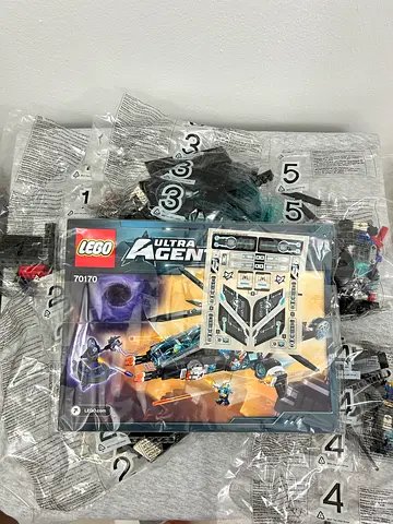 Retired LEGO Ultra Agents 70170 Ultracopter vs AntiMatter. Sealed bag. No box
