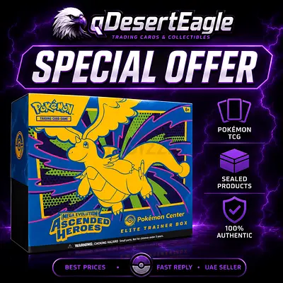 Mega Evolution Ascended Heroes Pokemon Center Elite Trainer Box (Sealed)