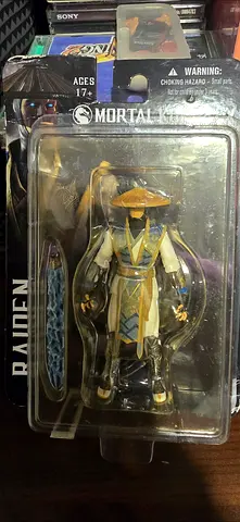 Mortal Kombat Raiden Action Figure (Collectible, Sealed Pack)
