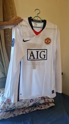 Manchester United authentic replica Long Sleeve white Jersey