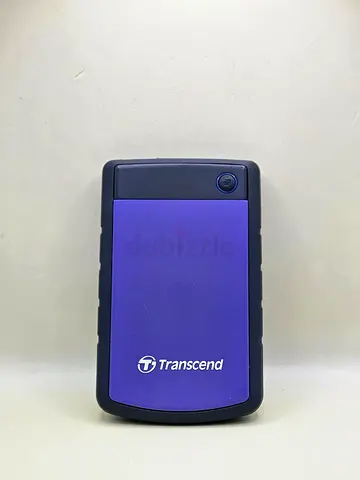 Transcend Portable External Hard Drive (Purple) - Good Condition