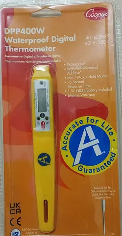 Cooper DPP400W Waterproof Digital Thermometer