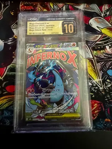 Mega Charizard EX X CGC Pristine 10