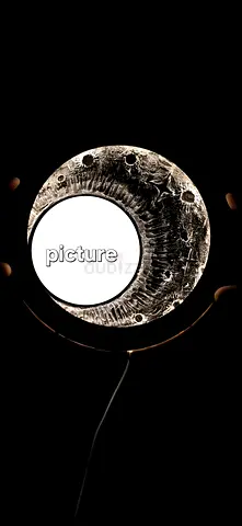 Moon art with your picture /moon wall art