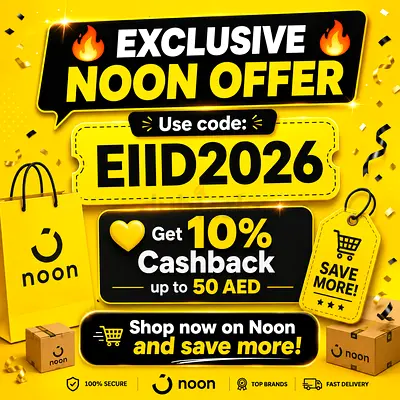 EXCLUSIVE NOON CASHBACK OFFER