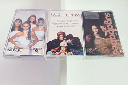 3 Girl Group Music Cassettes