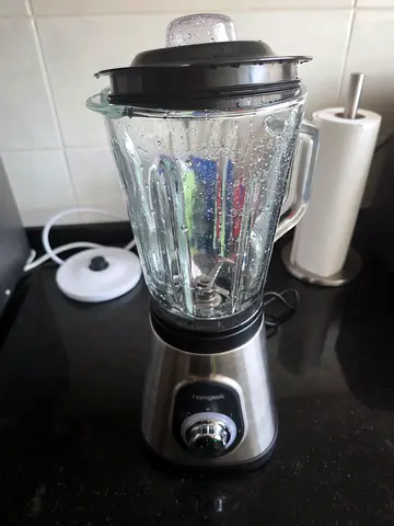 Kenwood glass blender with stainless steel base - good condition