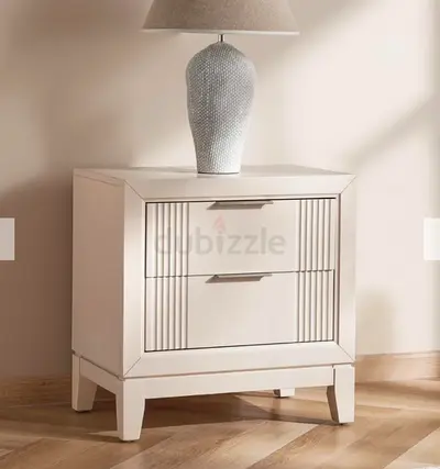 AMIREL NIGHT STAND - OFF WHITE - 3 months old and under warranty for 2 years