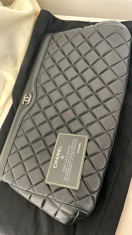 Clutch Chanel black without chaine