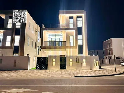 فيلا 3 طوابق للبيع في الباهية عجمان | 5 غرف ماستر + مسبح | تشطيب سوبر ديلوكس | شامل رسوم التسجيل