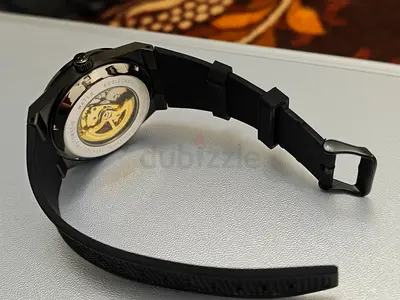 Fitron Automatic Skeleton Watch – Black  Gold Sport Style (Ref. 117229M)
