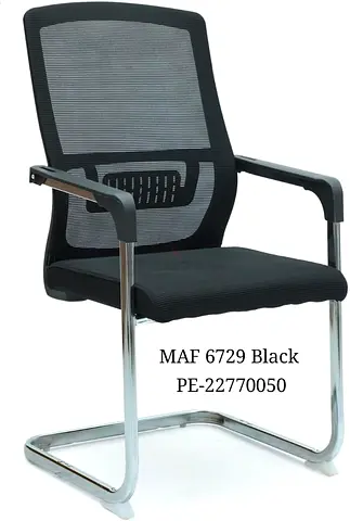 Brand New Black Mesh Visitor Chair For Sale