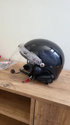 Bell Pit Boss Helmet with Bubble Visor and Intercom