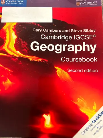 Cambridge IGCSE Geography Coursebook