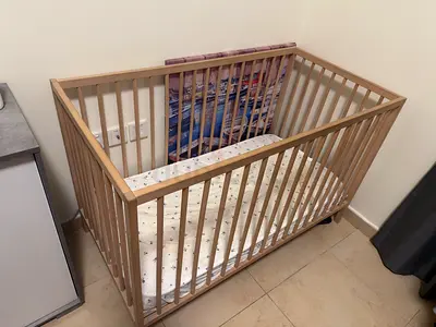 Baby Cot with mattress Ikea