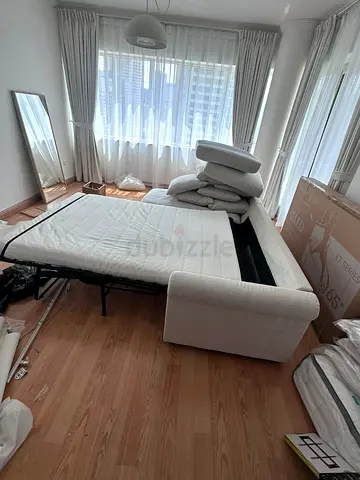 Ikea Gronlid L Shape Sofa bed with mattress