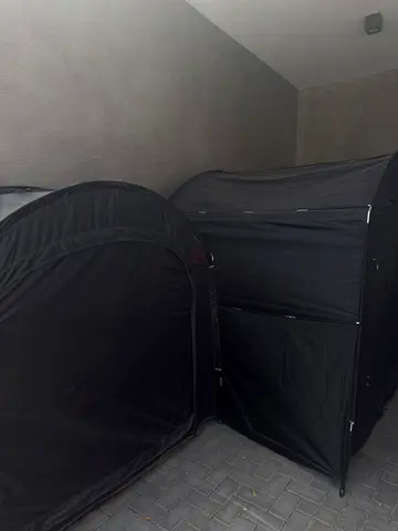 Used Portable Pop-Up Privacy Tents / Spray Booths (Set of 2)
