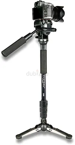 YunTeng VCT-288 Monopod with 360 degree rotating Fluid Pan Head for DSLR DV camcorder