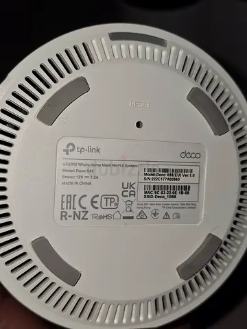 TP Link Deco X55 Wi Fi 6, AX3000 Dual Band Whole AI-Driven Home Mesh System