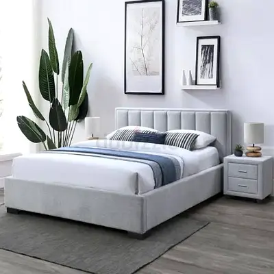 King Size Bed Fully Customizable Bedframe -  Hydraulic Storage Optional - UAE Sharjah Made