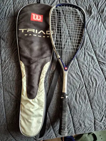 Wilson Triad squash Racket with Cover - Used