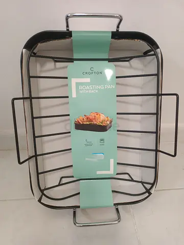 Crofton Roasting Pan with Rack - Large Oven Tray Brand New.