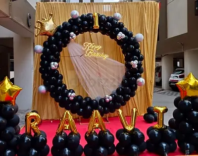 Balloons decorations services Available
