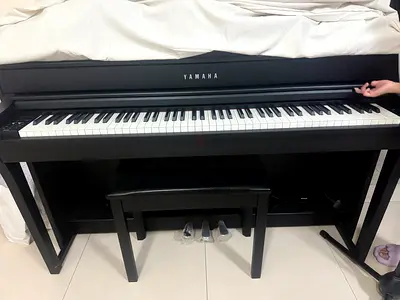 Yamaha Clavinova CLP-745B Digital Upright Piano - Black Finish
