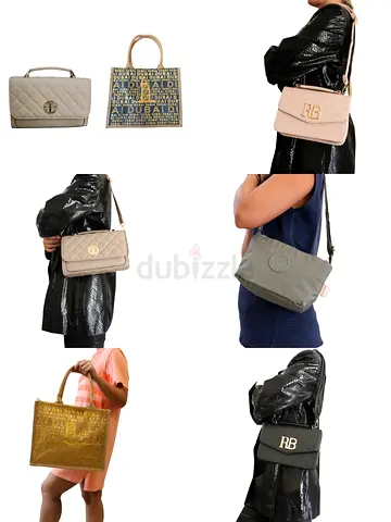 Assorted Womens Handbags - Quilted  Tote Styles, Good Condition