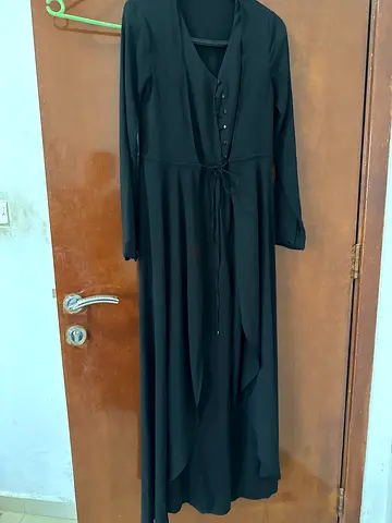 Black long sleeve jump suit