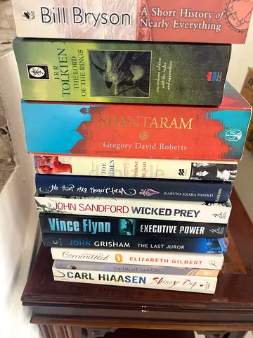 Mixed Paperback Fiction  Nonfiction Book Lot - Classics, Thriller, Biography