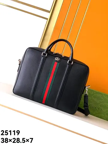 Gucci briefcase leather