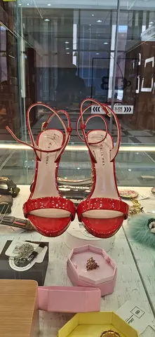 Giuseppe Zanotti x Rita Ora Red Heeled Sandals