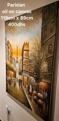 Parisian oil painting