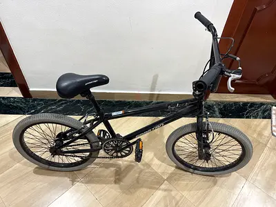 Used black BMX-style kids/teen bike - good condition