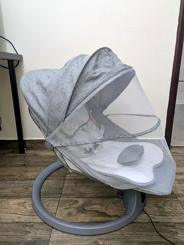Baby Electric Swing, rocker/bouncer seat - light grey, Rarely used - For Quick Sale
