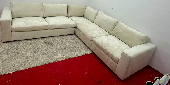 Almost brand new pottery barn beige color sofa
