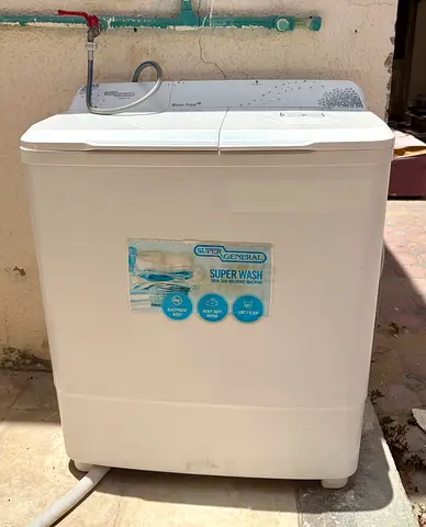 Used Super General Twin Tub Washing Machine - Good Working Condition ( Warranty until 2026 October)