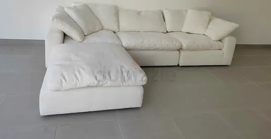 As perfect condition marina home white cloud sofa