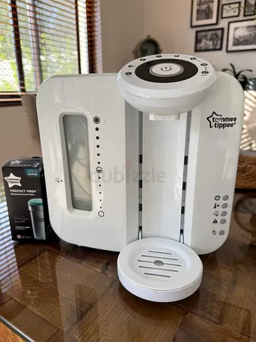 Tommee Tippee Electric Bottle Prep Machine - White (Good Condition) plus new filter