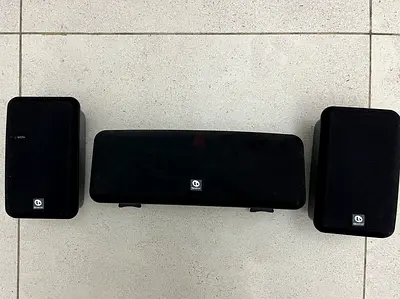 Speakers (Center + 2 Satellites) - Good Condition