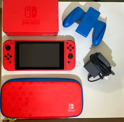 Nintendo Switch  Mario Red And Blue Edition