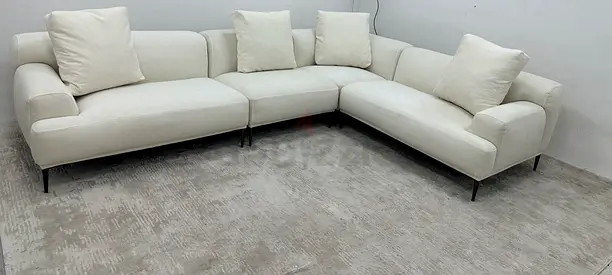Perfect condition the loom collection lshape sofa