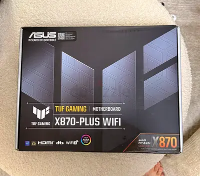 ASUS TUF Gaming X870-PLUS WiFi Motherboard [Never used]