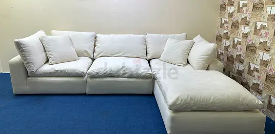 Amazing condition marina home luscious sofa with footstool