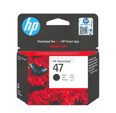 HP 47 Black Ink Cartridge (Ink Advantage) - New in Box