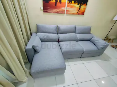 Ikea Eskilstuna sofabed with storage space