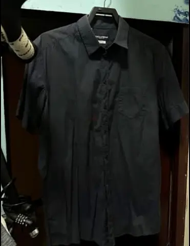 Dolce and Gabbana shirt , gold line , made in Italy 🇮🇹 , Dark nave Blue