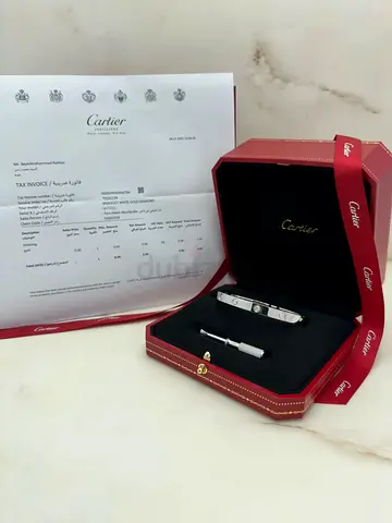 Authentic Cartier Love Bracelet 4 Diamonds Size 19