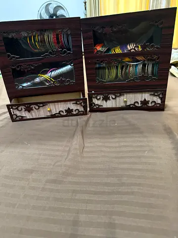 Decorative Wooden Jewelry Storage Boxes with Drawers
